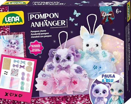 Lena Kit de bricolage Glam Pompon Pendentif – Kit créatif... en promo à 13,30€ (-51%) sur Amazon FR