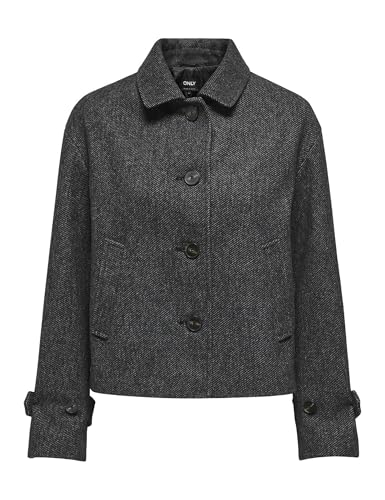 ONLY Onlasta OTW Giacca Corta Donna Grigio Scuro Blend, XL - Amazon Italie à 27.50€