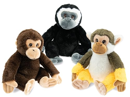 Teorema Giocattoli, Singe en Peluche Douce 20 cm, Singe en... - Jouets & Jeux en promo à 10.55€