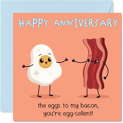 Funny Anniversary Card - Egg and Bacon - Cheeky Happy... - Livres & eBooks Amazon Royaume-Uni à 2.63€