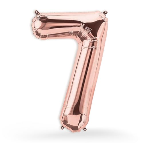 FUNXGO Folienballon Zahl Rosegold 7 - Zahlen Luftballon... - Sports & Fitness Amazon Allemagne à 1.39€