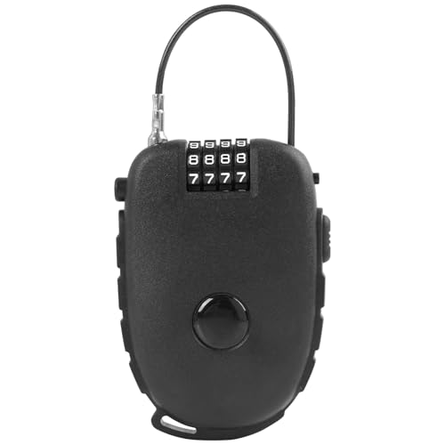 Einziehbares Kabelschloss mit 4-stelligem Zahlenschloss... - Auto & Moto Amazon Allemagne à 7.96€