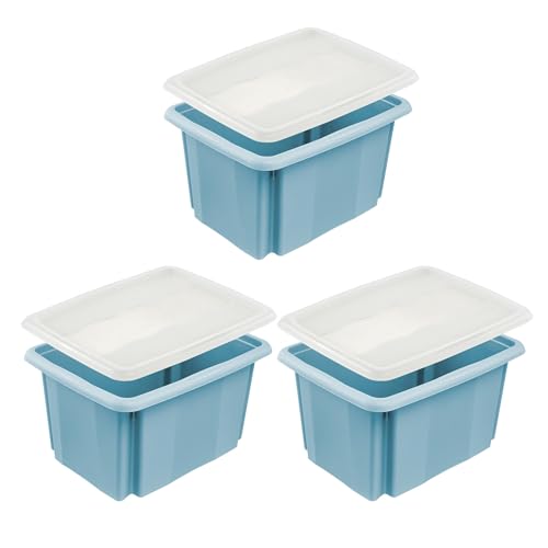 keeeper emil 3x Aufbewahrungsbox mit Dreh-/Stapelsystem... - Amazon Allemagne à 14.99€