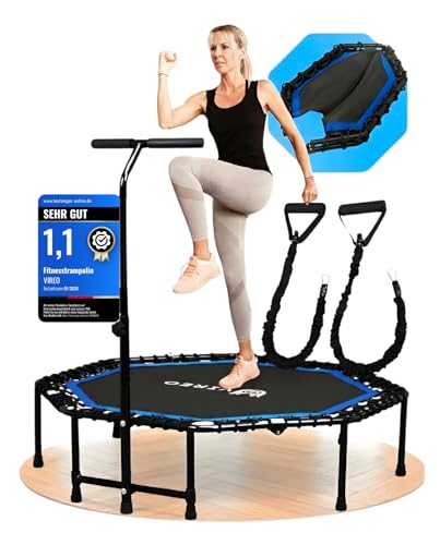 VIREO Fitness Trampolin Indoor [Klappbar und Stabil] mit... - Sports & Fitness Amazon Allemagne à 30.00€
