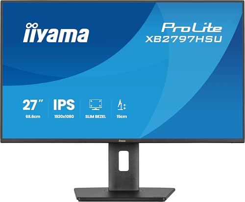 iiyama XB2797HSU-B1 27 inch IPS LCD with 4-side slim bezel... - High-Tech & Électronique Amazon Royaume-Uni à 140.00€