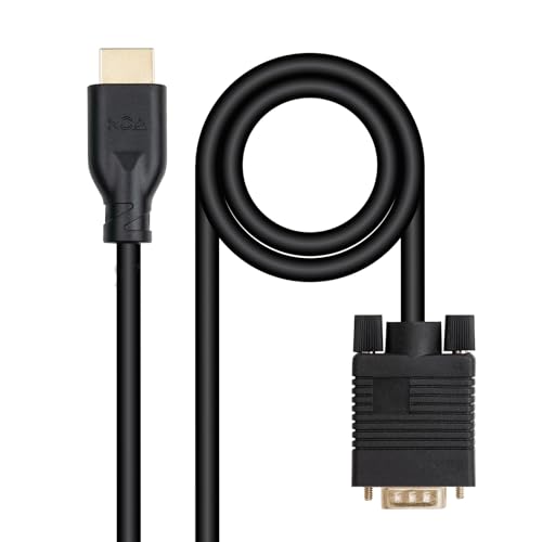 NANOCABLE 10.15.4602 - Cable conversor VGA/M a HDMI/M... - High-Tech & Électronique Amazon Espagne à 16.07€