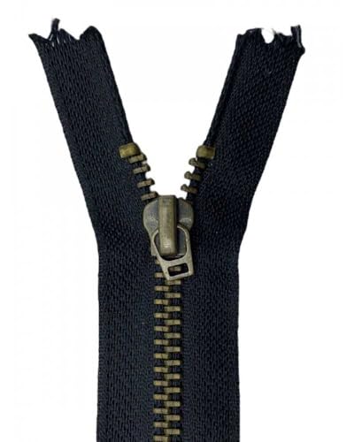 Cerniera Nera in Ottone 13 cm Fissa - Amazon Italie à 1.25€