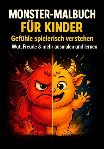 Monster-Malbuch für Kinder – Gefühle spielerisch verstehen:... - Jouets & Jeux Amazon Espagne à 6.76€