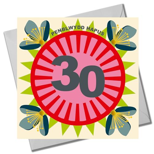 Claire Giles Greeting Cards, Welsh Age 30 Birthday Card... - Garden & Outdoor Amazon UK à 1.76€