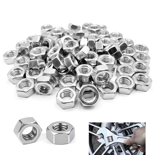 100 Stück Sechskantmuttern M6, rostfreie Sechskant-Muttern... - Sports & Fitness en promo à 9.99€