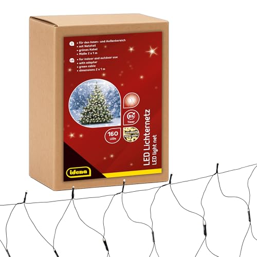 Idena 31899 - Guirlande lumineuse LED avec 160 LED blanc... en promo à 7,40€ (-37%) sur Amazon FR