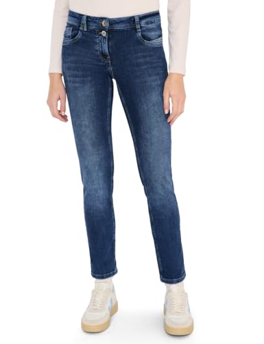 Cecil Jean Slim fit Mid Bleu usé délavé 29 - Mode & Vêtements Amazon France à 35.00€