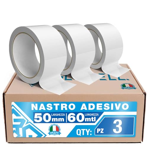 Glowell Scotch Imballaggio Bianco 50mm x 66m in Resistente... - Sports & Fitness en promo à 1.23€