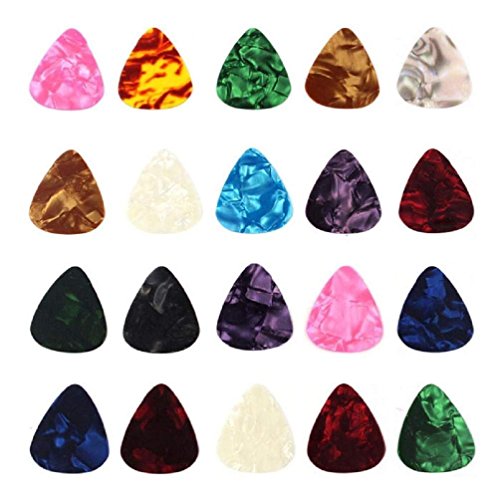 20x Stylish Colorful Celluloid Guitar Pick Plectrums para... - Musique & Instruments Amazon Espagne à 0.97€