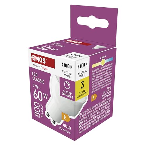 EMOS - Dimmbare Spot LED Lampe MR16-7W Ersatz für 60W... - Maison & Cuisine Amazon Allemagne à 3.53€