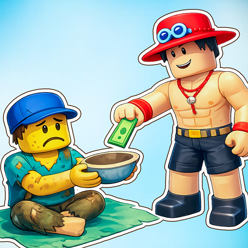 Money Beggar Street Story Life Adventure Games - Jouets & Jeux Amazon France à 2.60€