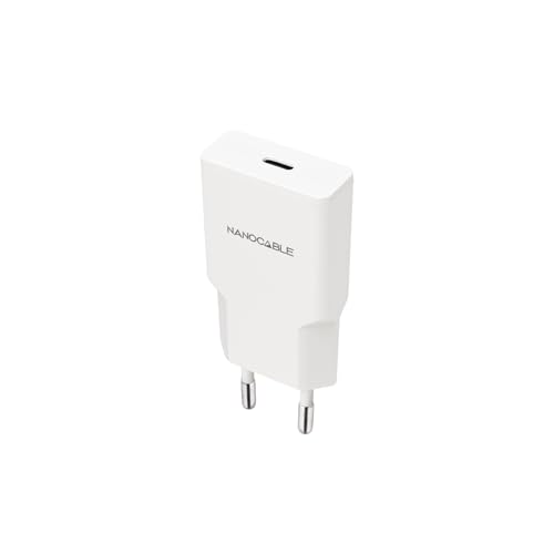 Nanocable 10.10.2021 Ladegerät USB-C/PD 20 W, Weiß - High-Tech & Électronique en promo à 8.25€