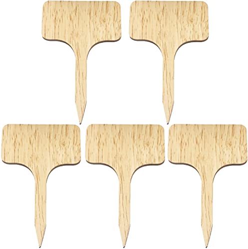Etiquetas de Plantas de Jardín de Madera, Etiquetas Tipo T... - Jardin & Extérieur Amazon Espagne à 1.71€