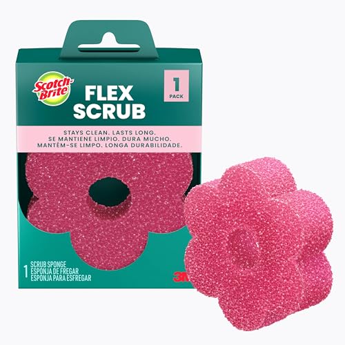 Scotch-Brite Flex Scrub, Rose, éponge à Vaisselle Non rayée... - Sports & Fitness Amazon France à 2.98€