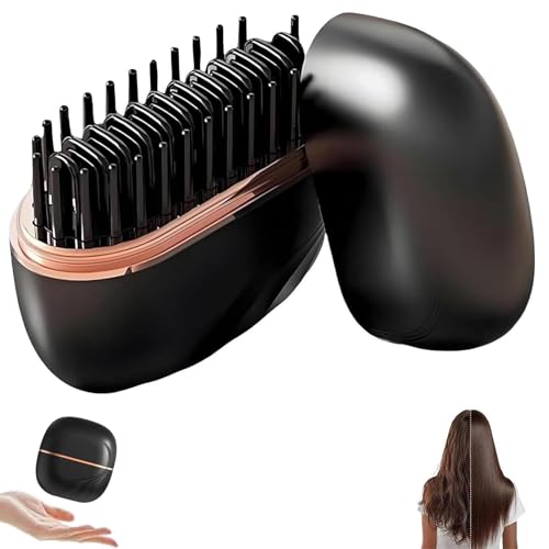 Growalleter Mini Brosse lissante à cheveux, 2-en-1 Sans fil... - Beauté & Parfums en promo à 12.56€
