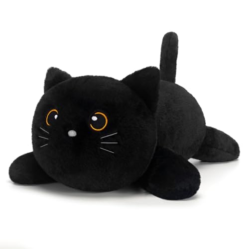 SQEQE Doudou chat lesté - En peluche - Chat noir - Avec... - Jouets & Jeux Amazon France à 13.68€