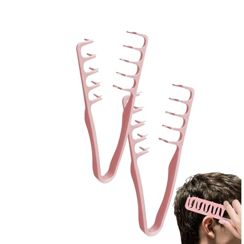 2-teiliger Texturkamm, Voluminöser Haarstylingkamm Mit... - Bricolage & Outils en promo à 2.49€