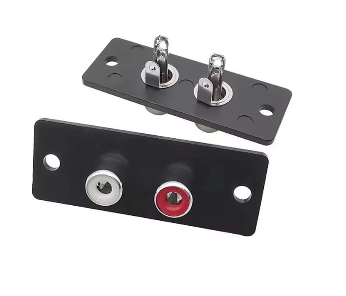 Generico BASETTA 2 PRESA RCA DA PANNELLO connettore femmina... - High-Tech & Électronique Amazon Italie à 1.99€