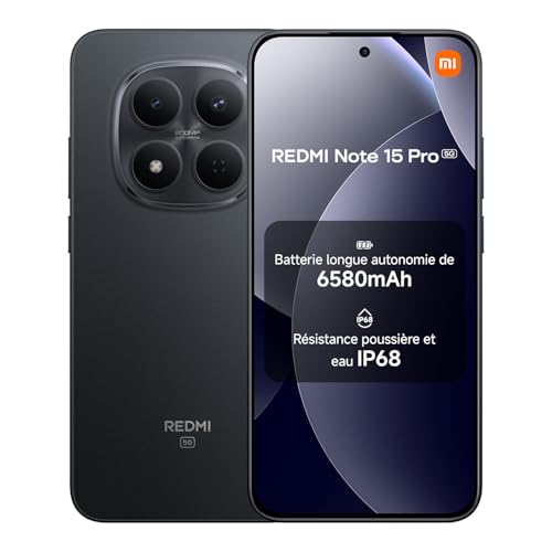 Xiaomi Redmi Note 15 Pro 5G, Smartphone 8+512 Go, Batterie... - High-Tech & Électronique Amazon France à 433.00€