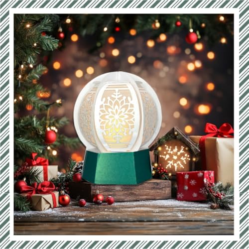 CrafTreat Snowglobe Paper Lantern – DIY Christmas Lantern... - High-Tech & Électronique Amazon Royaume-Uni à 3.83€