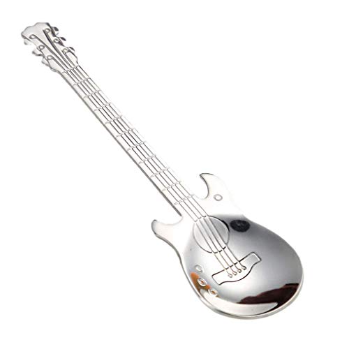 Cuillère en acier inoxydable en forme de guitare de dessin... - Maison & Cuisine Amazon France à 1.71€