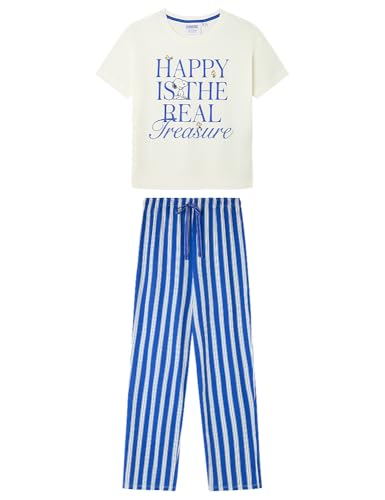 Pijama De Manga Corta Pantalón Largo Multilicense Hello... - Home & Kitchen Amazon Spain à 14.99€