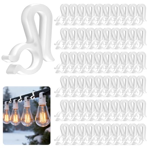 Tucnoeu 150 Stück Dachrinnenhalter Lichterkette, Weihnacht... - Maison & Cuisine Amazon Allemagne à 1.99€