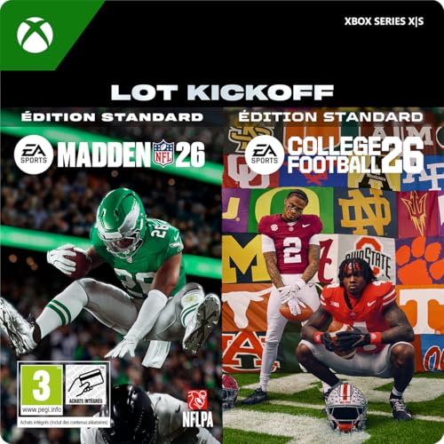 COLLEGE FOOTBALL 26 - KICKOFF BUNDLE | Xbox Series X|S –... - Jeux Vidéo & Consoles Amazon France à 27.49€
