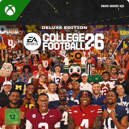 College Football 26: Deluxe | Xbox Series X|S - Download... - Sports & Fitness Amazon Allemagne à 22.11€