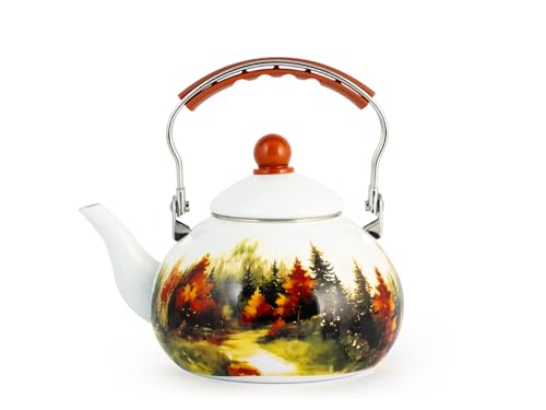 H&H Bollitore Woods In Smalto Decorato Lt 2,5 - Maison & Cuisine Amazon Allemagne à 15.56€