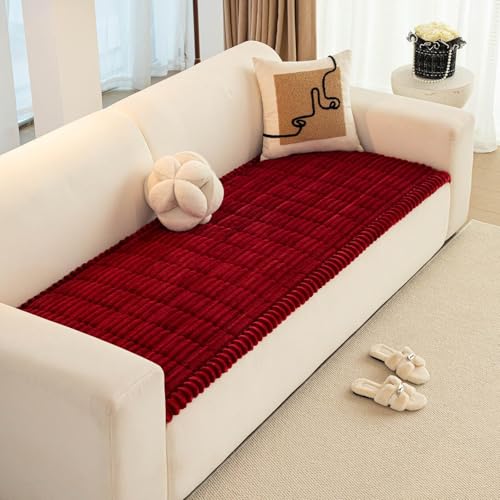 RAKKYOFD Soft Corduroy Sectional Sofa Cover 1 Piece Striped... - Maison & Cuisine Amazon Royaume-Uni à 10.00€