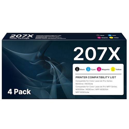 Toner 207X 207A avec Puce Compatible avec HP Color LaserJet... - Amazon France à 84.48€