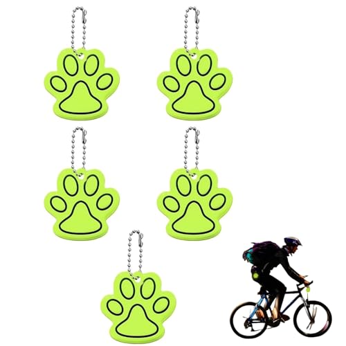 Dog Paw Reflective Keychain 5PCS,Reflective Running... - Sports & Fitness Amazon Royaume-Uni à 1.99€