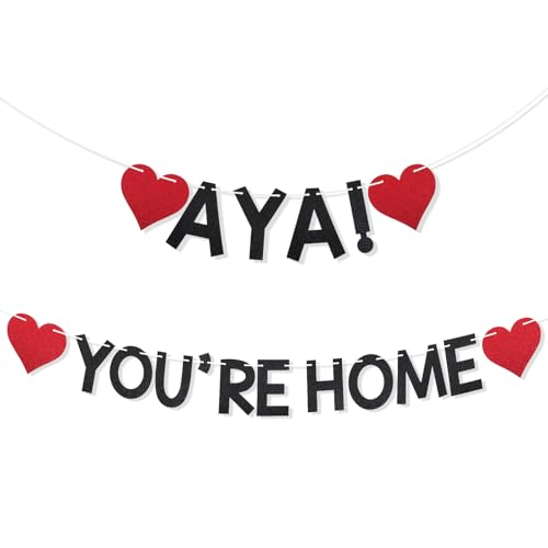 Bannière « Welcome Home » - Panneau « Yay You're Home »... - Maison & Cuisine en promo à 4.64€