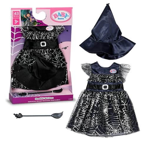 Baby Born Robe de sorcière avec Chapeau et Balai pour... - Jouets & Jeux Amazon France à 16.99€