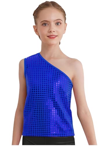 Xnihocha Camiseta de baile brillante para niñas, cha-cha... - Mode & Vêtements en promo à 0.99€