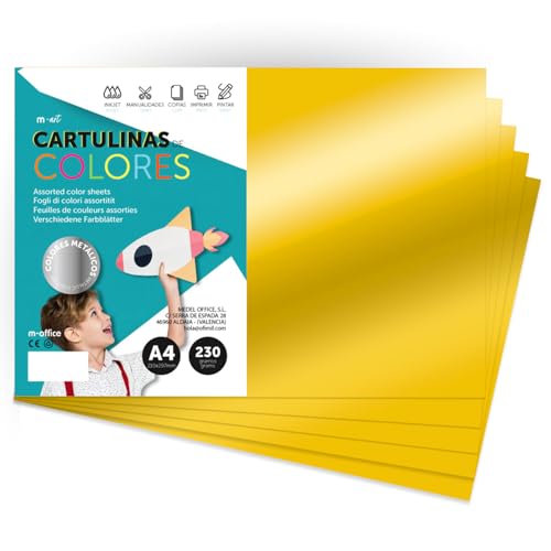 Cartulina de Colores Metalizadas, Cartulina DIN A4... - Auto & Motorcycle Amazon Spain à 8.41€