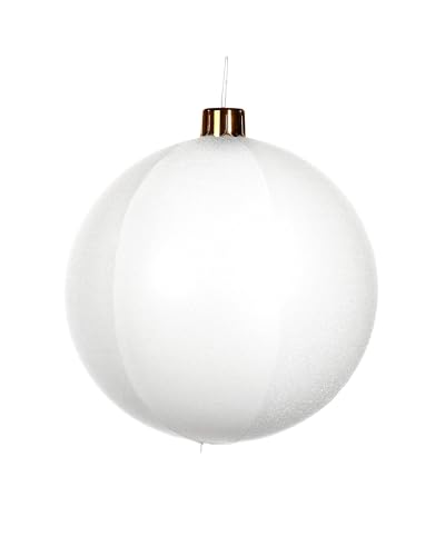 Inflatable Tinsel Christmas Bauble, White, 66 cm - Maison & Cuisine Amazon Royaume-Uni à 12.50€