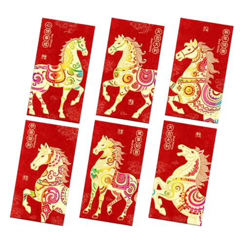 Zestivra Enveloppes Rouges pour l'Argent - 2026 Bonne Année... - Auto & Moto Amazon France à 2.70€