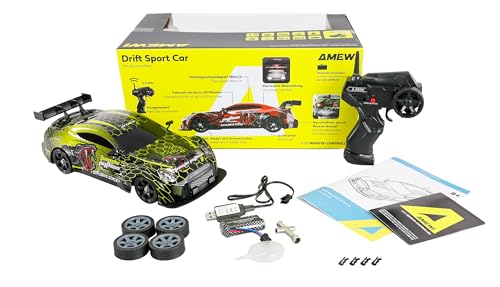 Drift Sport Car GTR teledirigido con Efecto Humo 4WD 1:16... - Sports & Fitness Amazon Espagne à 40.48€