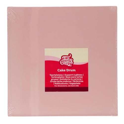 FunCakes Cake Drum Square Ø30 cm - Pastel Pink: Support à... - Auto & Motorcycle Amazon France à 3.40€