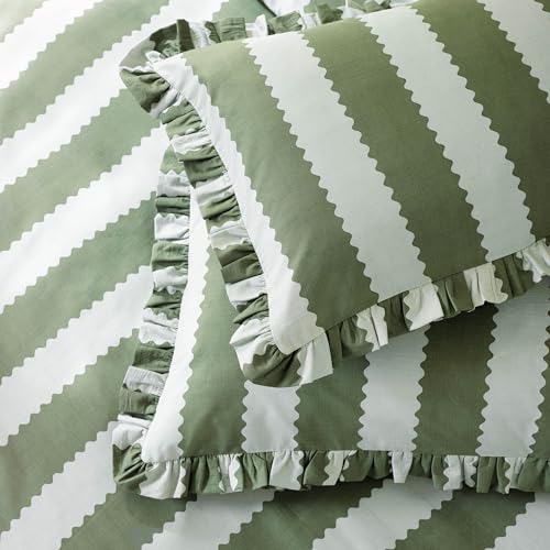 furn. Wylder Birdie Stripe Pillowcase Pair – Reversible... - Maison & Cuisine en promo à 7.50€