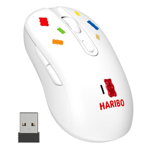 DCHK HARIBO Mouse Senza Fili Bluetooth 3.0/5.0 & 2.4GHz DPI... - High-Tech & Électronique Amazon Italie à 14.58€