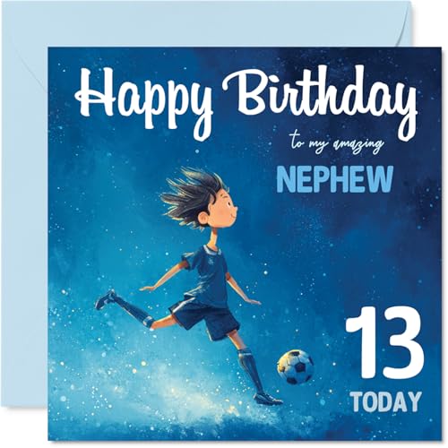 13th Birthday Cards for Boys - Football Boy - Happy... - Sports & Fitness Amazon Royaume-Uni à 2.06€