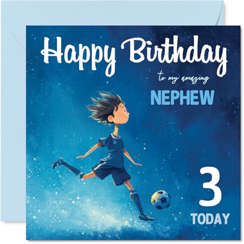 3rd Birthday Cards for Boys - Football Boy - Happy Birthday... - Sports & Fitness Amazon UK à 1.94€